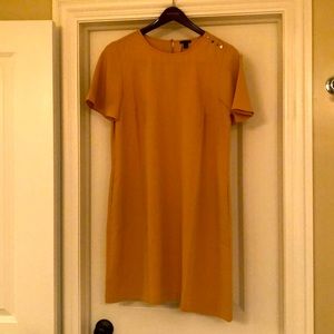 Ann Taylor- Mustard Dress